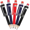 Image de Lot de 5 crayons en bois avec pinces et gomme