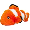 Image de Keel Toys KEELECO - Peluche Poisson Clown 33cm - SE1017, Orange, Blanc