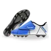 Image de Precision Training Matrix Junior FG Chaussures de Football Unisexes pour Enfant, Bleu/Blanc/Noir, 34 EU