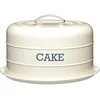 Image de KitchenCraft Living Nostalgia Cake Tin Storage, Boîte De Conservation Hermétique Pour Gâteaux / Dôme À Gâteaux, 28,5 X 18 cm, Antique Cream