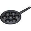 Image de KitchenCraft Induction-Safe Cast Iron Æbleskiver Danish Pancake Pan / Kuzhi Paniyaram Maker, 20.5 cm (8")