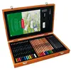 Image de Derwent Crayons à Croquis Aquarelles Carnet De Croquis Kit De Peinture 35 Unités