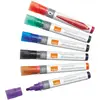 Image de Nobo Marqueurs Effaçables à Sec Liquid Ink pour Tableau Blanc, Pointe Ogive de 3mm, Lot de 6, 1901077, Couleurs Assorties