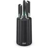 Image de Joseph Joseph Elevate- Ensemble de couteaux 5 pièces avec bloc de rangement antidérapant, couteaux japonais en acier inoxydable - Éditions - Vert sauge et noir