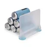 Image de Joseph Joseph FridgeStore - Séparateur d'étagère mobile pour réfrigérateur Organisateur de boîtes de conserve et de bouteilles, Transparent/Bleu