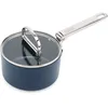 Image de Joseph Joseph Space Casserole 15cm avec Couvercle, Poignée Pliable, Gain de Place, Induction & Four, Revêtement Céramique