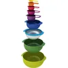 Image de Joseph Joseph Nest 9 Plus 9-Pièces, set emboîtable avec Bol mélangeur grand et petit, passoire, tamis, 5 tasses à mesurer, Multicolore