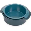 Image de Joseph Joseph Nest Ensemble de 2 Moules à Gâteau Antiadhésif Ronds, 23 cm & 20 cm, Acier au Carbone, Poignées Faciles à Tirer, Empilables, Garantie 10 Ans