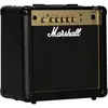 Image de Marshall MG15G Amplificateur Combo Guitare, ampli d'entraînement adapté à la Guitare électrique - Noir et Dore