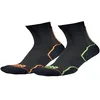 Image de 1000 Mile 2266bm Chaussettes, Noir/Orange/Vert, M Homme