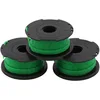 Image de BLACK+DECKER Lot de 3 Bobines de Rechange pour Coupe-Bordures, Bobine Reflex Plus A Déroulement Automatique, 3 x 6 m de Fil en Nylon Vert et Résistant, Fil de  2 mm, A6486-XJ