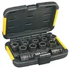 Image de DEWALT - Coffret de 16 douilles à chocs - douilles et coffrets avec adaptateur et prises femelles - taille d'entraînement 1/2" - DT7506- QZ