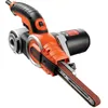 Image de BLACK+DECKER Lime Électrique Filaire - 6 Bandes Abrasives - 3 Bras : Droit 13 mm/Droit 6 mm/Coudé 13 mm - Livrée en Coffret - Interrupteur Anti-Poussière 400W, 455 x 13 mm, KA902EK-QS