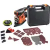 Image de BLACK+DECKER Multiponceuse 4 en 1 Autoselect Filaire, 17 Abrasifs, Livrée en Coffret, Orange, 170 x 100 mm