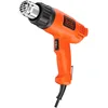 Image de BLACK+DECKER KX1650-QS Décapeur Thermique Filaire - Débit de 570 à 740 L/min - Poignée Pistolet - Livré avec Un Grattoir 1750W, Rouge