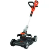 Image de BLACK+DECKER Coupe-Bordures sans Fil 18V POWERCONNECT 3-en-1   Coupe-Herbe, Dresse-Bordures & Tondeuse légère pour Petits Jardins   STC1820CM-QW