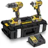 Image de DEWALT Kit combo Brushless 18V XR avec 2 batteries 5Ah, DCK266P2-QW | Kit 18V XR avec perceuse-visseuse à percussion, visseuse à chocs, 2 batteries 5Ah et chargeur 4A.