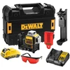 Image de DeWALT DCE089D1R-QW Kit Laser Multiligne 3x360° À Nivellement Automatique Avec Batterie Li-Ion 10,8 V (1 Batterie 2,0 Ah) Dans Un Coffret - 3 Lignes - 15 M - Rouge