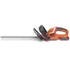 Image de BLACK+DECKER Taille-Haies Sans Fil 18V, Electrique 45 cm avec Batterie 2 Ah, Lame Asymétrique Double Action, Double Interrupteur et Double Poignée, Ecartement 18 mm, GTC1845L20-QW