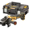 Image de DEWALT - Meuleuse Brushless XR 18V 5Ah Li-Ion - Meuleuse Électrique sans Fil avec Coffret TSTAK, Poignée Latérale + Carter de Protection & Boîte de 10 Disques à Tronçonner Standards en Acier