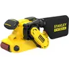 Image de STANLEY Ponceuse à Bande FMEW204K-QS - 1010 W - Vitesse 390 m/min - Plateau 533 x 76 mm - Filaire et Compacte - Poncer de Grandes Surfaces de Bois - Livrée en Mallette avec 1 Abrasif - Gamme FATMAX
