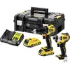 Image de DEWALT DCK2062D2T-QW DCK2062D2T-QW Jeu doutils Perceuse-visseuse à percussion sans fil, Clé à chocs sans fil, Batterie, Chargeur sans fil 6 pièces