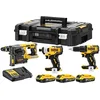 Image de DEWALT DCK377P3T-QW Lot de 3 batteries Noir/jaune 18 V/5 Ah