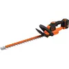 Image de BLACK+DECKER Taille-Haies Electrique Sans Fil 36V 55 cm avec Batterie 2,5 Ah, Lame Asymétrique Double Action, Interrupteur, Poignée et Embout Lame de Scie, BCHTS3625L1-QW