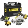 Image de DEWALT DeWALT DCS512P2-QW, Schwarz, Gelb, 14 cm, 3600 RPM, 4,7 cm, 2 cm, 3,3 cm Scie circulaire portative sans fil