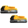 Image de DeWALT DCBP034 Duopack 18V Li -ion Batterie - 1,7AH - Powerstack - DCBP034E2 -XJ (2 Pièces)