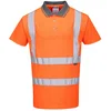Image de Portwest Polo Haute visibilité RIS, Couleur: Orange, Taille: M, RT22ORRM