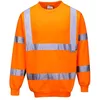 Image de Portwest Sweatshirt Haute Visibilité, Couleur: Orange, Taille: XXL, B303ORRXXL