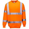 Image de Portwest B303 Sweat-Shirt Bande Réfléchissante Poignets Bord Côte Léger