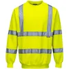 Image de Portwest Sweatshirt Haute Visibilité, Couleur: Jaune, Taille: XXXL, B303YERXXXL