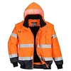 Image de Portwest Blouson Haute-Visibilité bicolore, Couleur: Orange/Marine, Taille: S, C465ONRS
