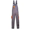 Image de Portwest TX12 Salopette de Travail à Bretelles Contrastées Texo Homme Gris, L