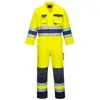 Image de Portwest TX55 Hommes Nantes Combinaison de Travail à Haute Visibilité Réfléchissante Combinaison de Sécurité Classe 3 Jaune/Marine, M