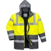 Image de Portwest Parka Bicolore Traffic, Couleur: Jaune/Gris, Taille: L, S466YGYL
