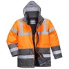 Image de Portwest Homme Hi-vis Two Tone Veste haute visibilit , orange/gris, M EU