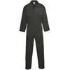 Image de Portwest Combinaison Coton Euro Work, Couleur: Noir, Taille: L, S998BKRL