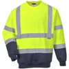 Image de Portwest B306 Sweat-shirt Bicolore Panneaux Contrastant Poignets Bord Côte