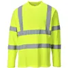 Image de Portwest T-Shirt Hi-Vis manches longues, Couleur: Jaune, Taille: M, S278YERM