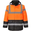 Image de Portwest S467 Parka HV Bicolore Panneaux Contrastant Bande Réfléchissante