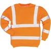 Image de Portwest Sweatshirt Haute Visibilité, Couleur: Orange, Taille: XS, B303ORRXS