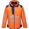 Image de Portwest Parka HV PW3, Couleur: Orange/Noir, Taille: XL, T400OBRXL