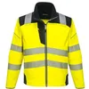 Image de Portwest Softshell Haute-Visibilité PW3, Couleur: Jaune/Noir, Taille: 6XL, T402YBR6XL