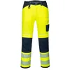 Image de Portwest PW340YBR44 Pantalon de Travail Haute visibilité Jaune/Noir