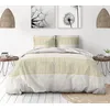 Image de Home Linge Passion | Housse de Couette - 3 Pièces | 100% Coton - 57 Fils | 2 Personnes - 220 x 240 cm | NAT Ivoire ET Miel