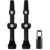 Image de Muc-Off Kit de valves tubeless V2 (paire) 44mm Black Noir