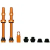 Image de Muc-Off Valves Presta Tubeless - 44 mm - Valves de Vélo Anti-Fuite de Qualité Supérieure avec Outil Démonte-Obus de Valve Intégré - Orange